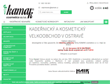 Tablet Screenshot of kamak.cz